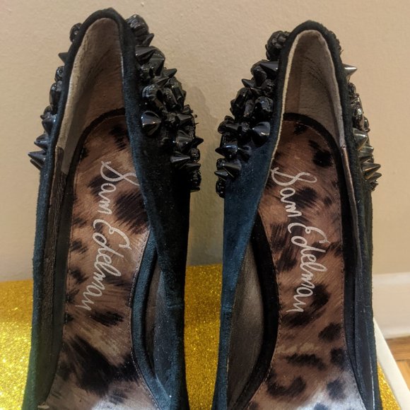 Sam Edelman Lorissa black suede shoes - Picture 5 of 10